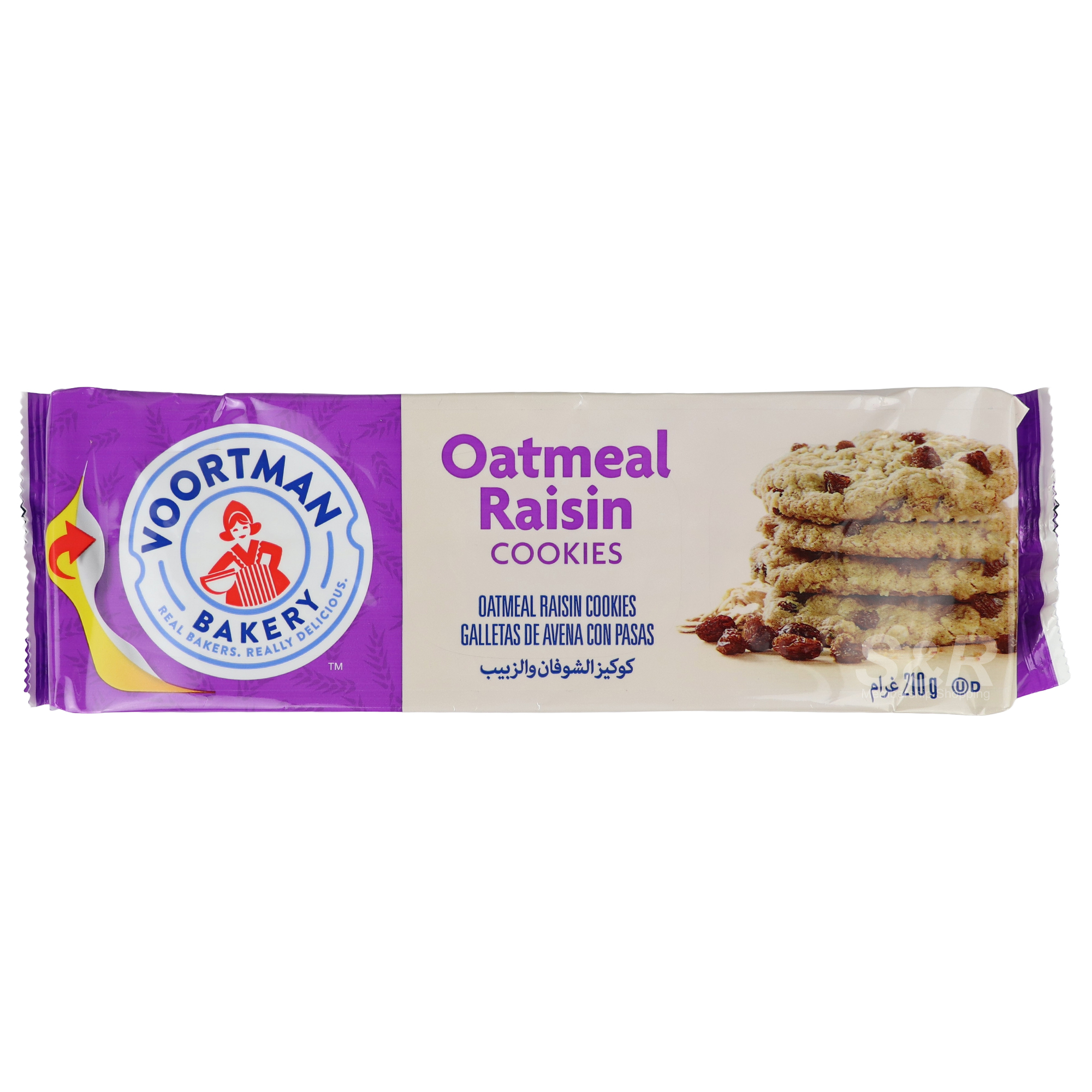 Voortman Bakery Oatmeal Raisin Cookies 210g